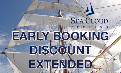 Sea Cloud Spirit Early Booking Discount Extended!